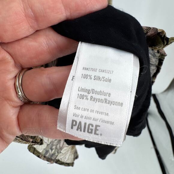 Morris & Co x PAIGE Victoria Dress Arts & Crafts Floral Print Boho Midi Size XL - Picture 6 of 7